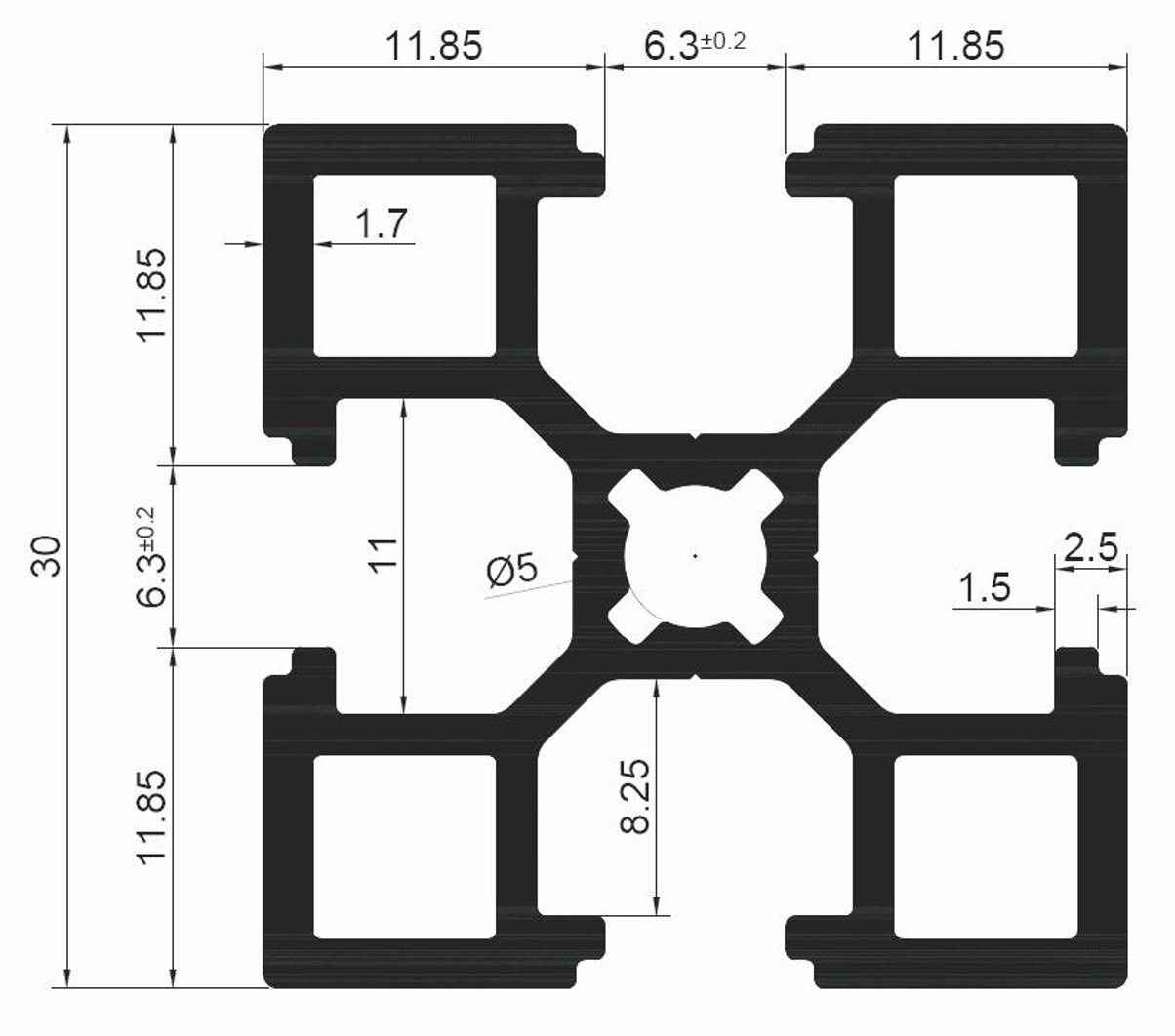 30x30 Aluminum Profile: Features and Detailed Pricing